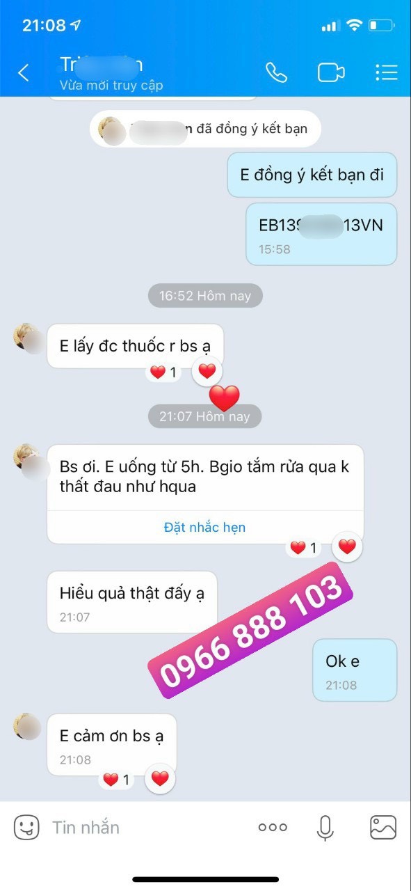 Khách hàng phản hồi.