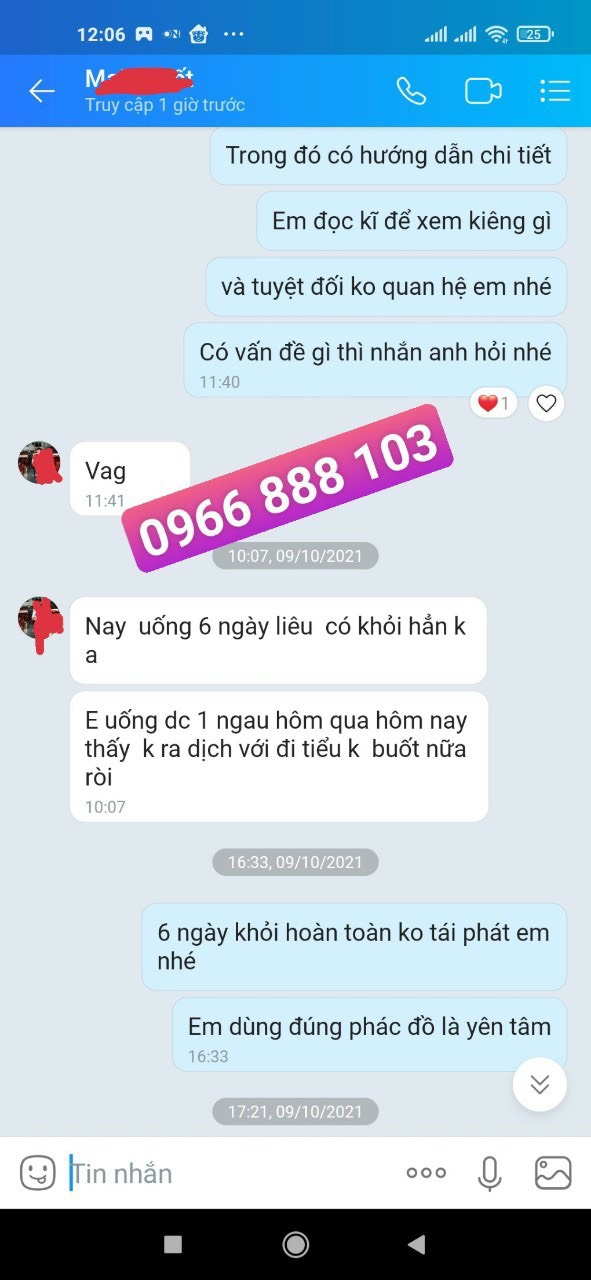 Khách hàng phản hồi.