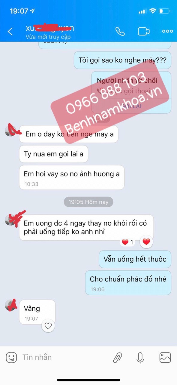 Khách hàng phản hồi.