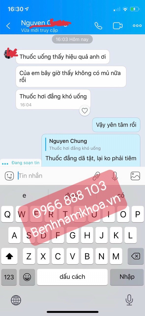 Khách hàng phản hồi.
