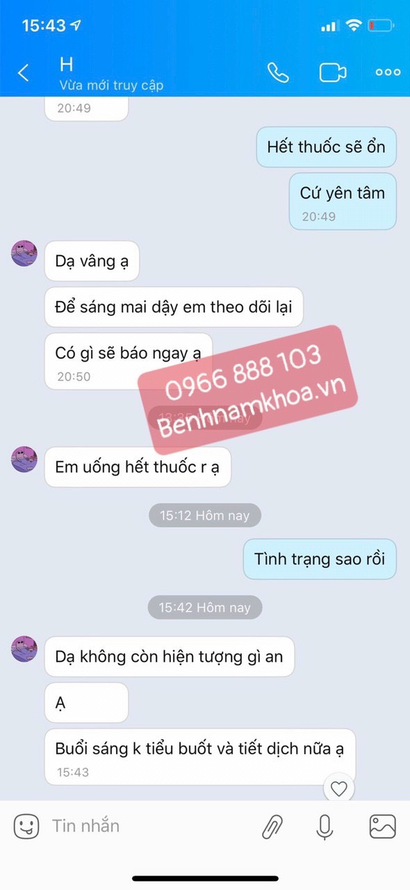 Khách hàng phản hồi.