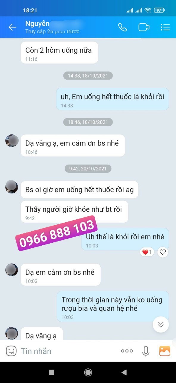 Khách hàng phản hồi.