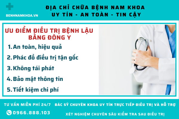 lý do chữa bệnh lậu bằng đông y